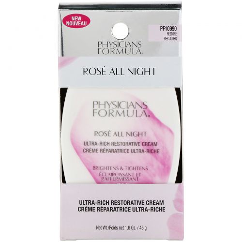 Physicians Formula, Ros� All Night, Ultra-Rich Restorative Cream, 1.6 oz (45 g)