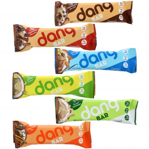 Dang, Keto Bar, Variety Pack, 12 Bars, 1.4 oz (40 g) Each