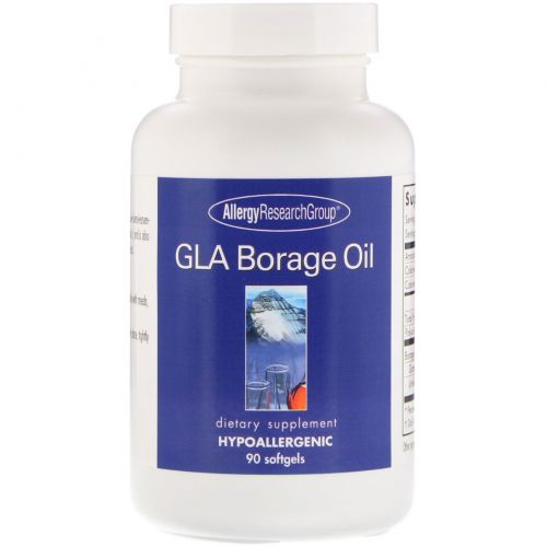 Allergy Research Group, GLA Borage Oil, 90 Softgels