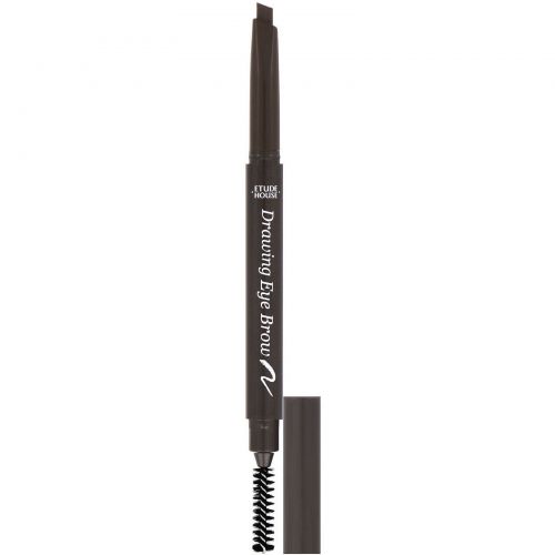 Etude House, Карандаш Drawing Eye Brow, серый коричневый №02, 1 карандаш