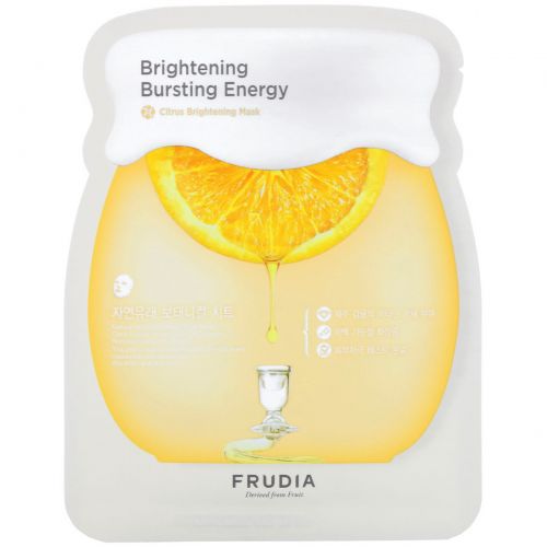 Frudia, Brightening Bursting Energy, Citrus Brightening Mask, 5 Sheets, 0.91 oz (27 ml) Each