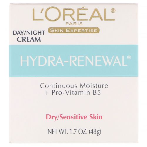 L'Oreal, Hydra Renewal, дневной / ночной крем, 48 г