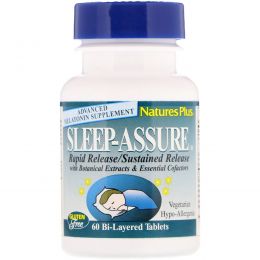 Nature's Plus, Sleep Assure Формула Сна 60 таблеток