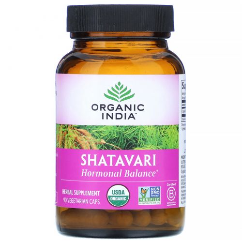 Organic India, Shatavari, 90 Vegetarian Caps