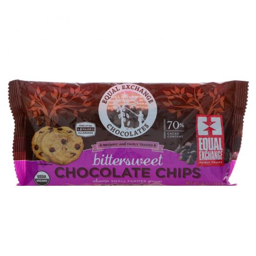 Equal Exchange, Organic, Chocolate Chips, Bittersweet, 10 oz (283.5 g)