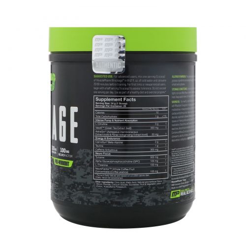 MusclePharm, Wreckage Pre-Workout, Berry Lemonade, 12.35 oz (350 g)