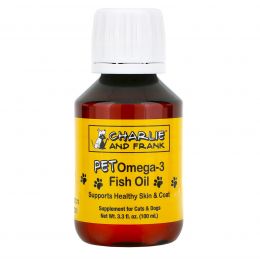 Charlie & Frank, Pet Omega-3 Fish Oil, For Cats & Dogs, 3.3 fl. oz. (100 ml)