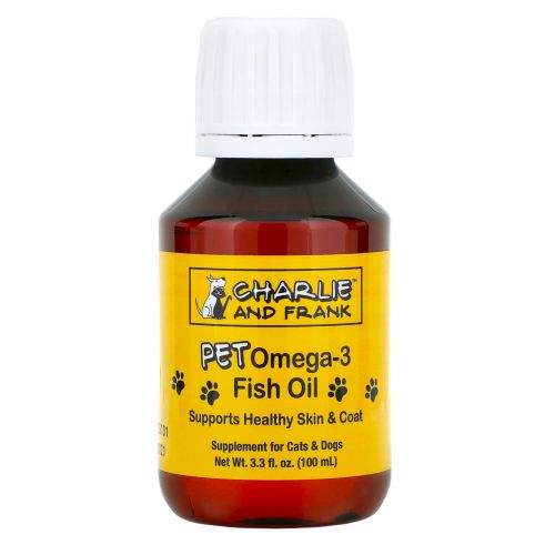 Charlie & Frank, Pet Omega-3 Fish Oil, For Cats & Dogs, 3.3 fl. oz. (100 ml)