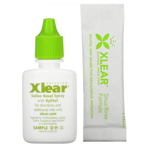 Xlear, Пакетикм Sinus Care Solution, быстрое облегчение, 20 штук, 6 г каждый