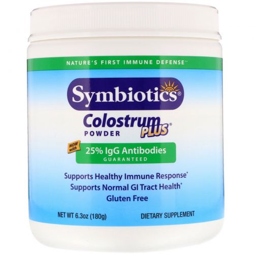 Symbiotics, Symbiotics, Молозиво Плюс в порошке, 6.3 унций (178.6 г)