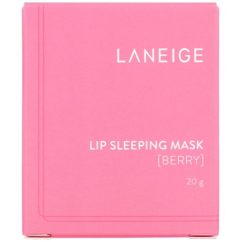 Laneige, Lip Sleeping Mask, ночная маска для губ, ягодная, 20 г