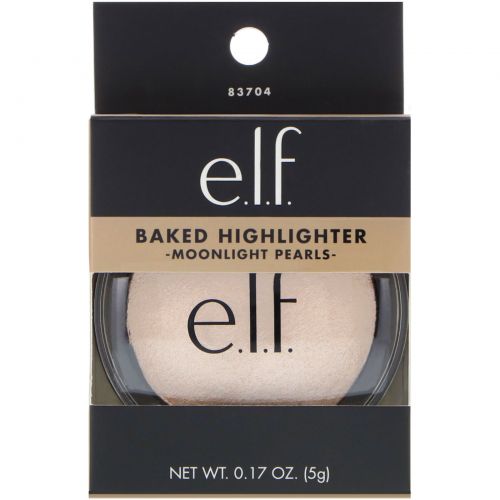 E.L.F. Cosmetics, Запеченный хайлайтер, оттенок "Moonlight Pearls" ("лунный жемчуг"), 0,17 унции (5 г)