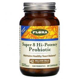 Flora, пробиотики и витамины, 30 Капсул