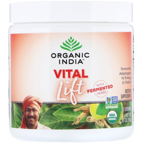 Organic India, Vital Lift, Fermented Adaptogens, 3.17 oz (90 g)