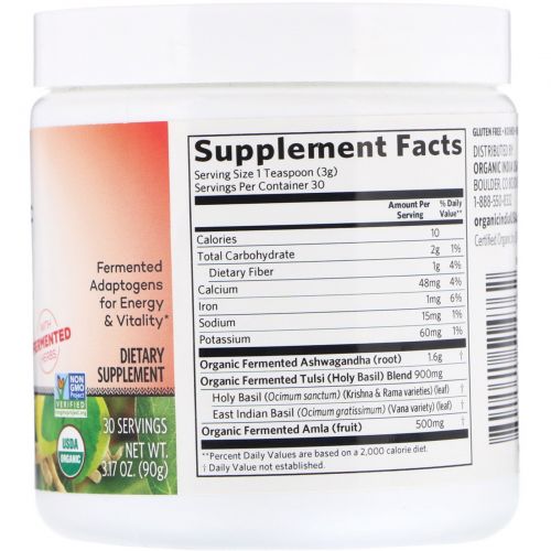 Organic India, Vital Lift, Fermented Adaptogens, 3.17 oz (90 g)