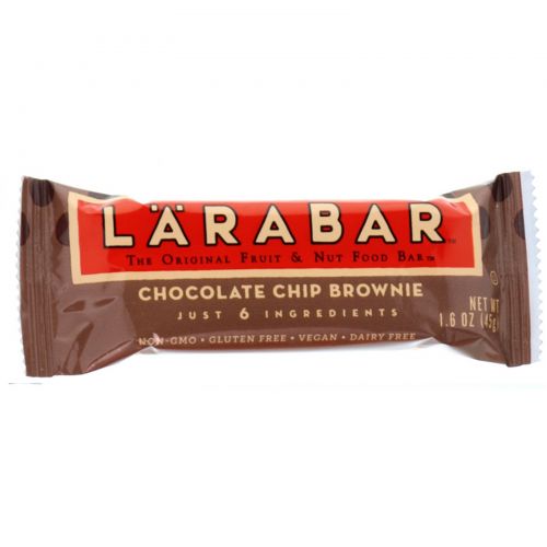 Larabar, Печенье с кусочками шоколада, 16 батончиков, 1,6 унции (45 г) каждый