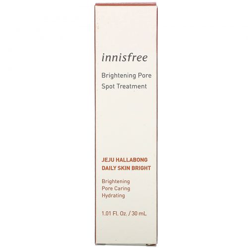 Innisfree, Jeju Hallabong Daily Skin Bright, Brightening Pore Spot Treatment, 1.01 fl oz (30 ml)