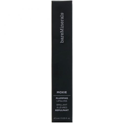 bareMinerals, Moxie Plumping, блеск для губ, оттенок Rebel, 4,5 мл