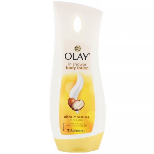 Olay, Лосьон для тела после душа, ультраувлажнение, масло ши, 450 мл (15,2 жидк. унции)