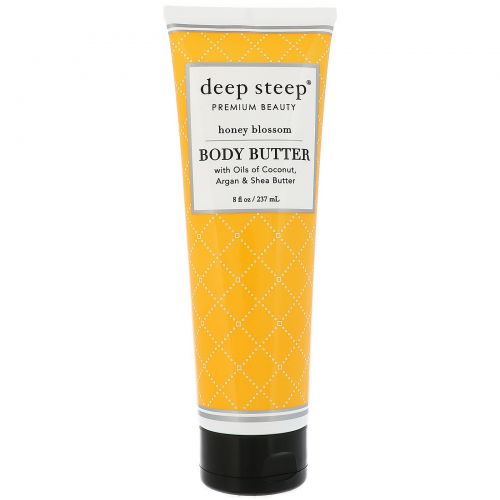 Deep Steep, Body Butter, Honey Blossom, 8 fl oz (237 ml)