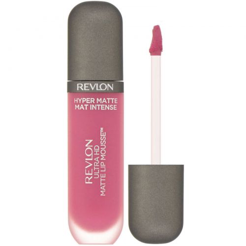 Revlon, Матовый мусс для губ Ultra HD Matte, оттенок «Пыльная роза», 5,9 мл