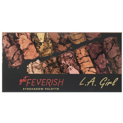 L.A. Girl, Палетка теней для век Get Feverish, 1 г (каждый оттенок)