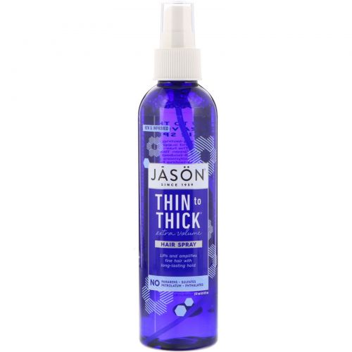 Jason Natural, Thin to Thick, лак для волос для дополнительного объема, 8 жидких унций (237 мл)