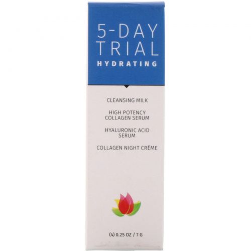 Reviva Labs, 5-Day Trial, Hydrating, 4 Piece Kit, 0.25 oz (7 g) Each