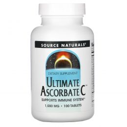 Source Naturals, Лучший аскорбат C, 1000 мг, 100 таблеток