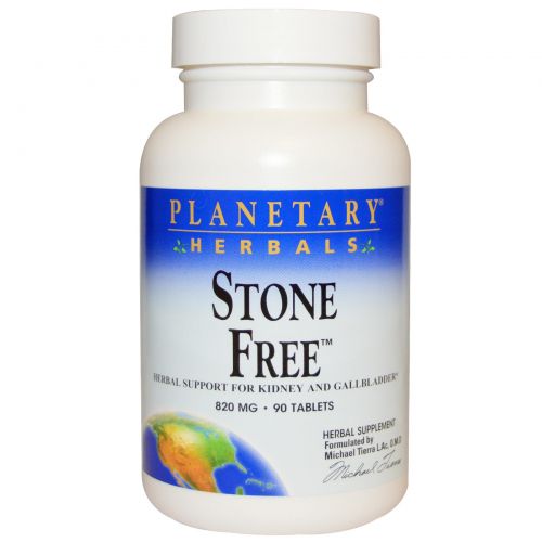 Planetary Herbals, Stone Free, 820 мл, 90 таблеток