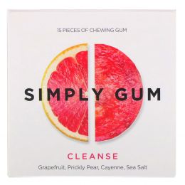 Simply Gum, Очищающая жевательная резинка, 15 шт.