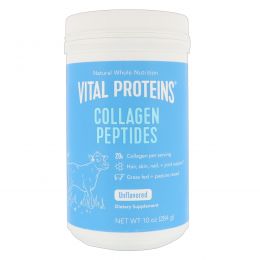 Vital Proteins, Пептиды коллагена, без ароматизаторов, 10 унций (284 г)