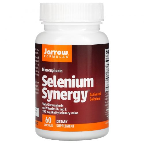 Jarrow Formulas, Selenium Synergy («Селеновая синергия»), 200 мкг, 60 капсул