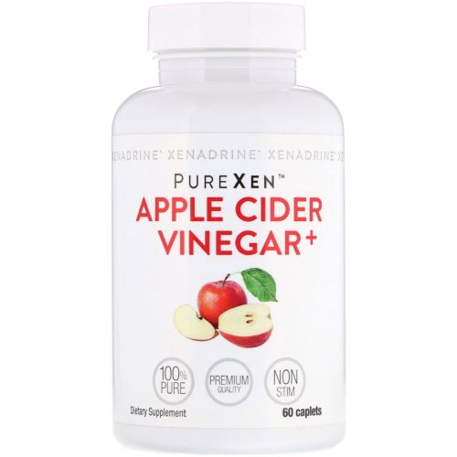 Xenadrine, PureXen, Apple Cider Vinegar+, 60 Caplets