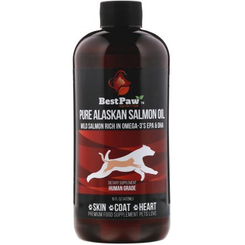 Best Paw Nutrition, Pure Alaskan Salmon Oil, 16 fl oz (472 ml)
