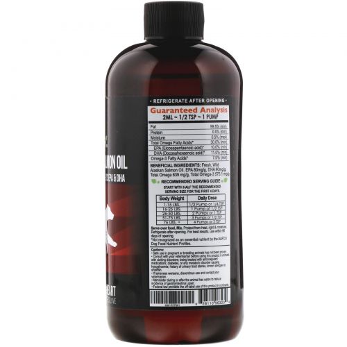 Best Paw Nutrition, Pure Alaskan Salmon Oil, 16 fl oz (472 ml)