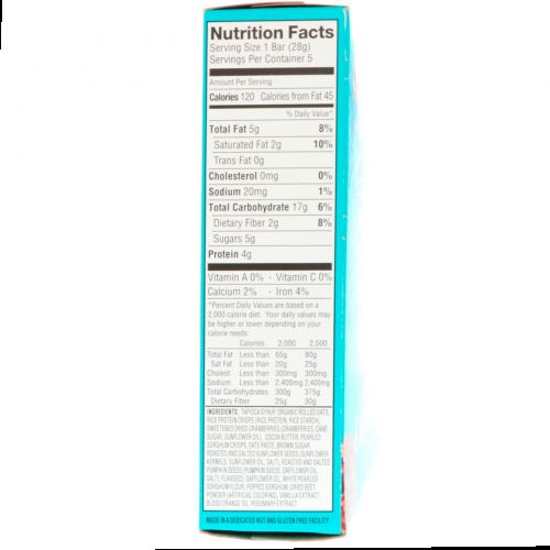 Enjoy Life Foods, Хрустящие батончики с семенами и злаками, морковь и апельсин, 5 баточников, 1 унц. (28 г) каждый
