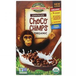 Nature's Path, Envirokidz, Choco Chimps, органический сухой завтрак, шоколад, 284 г (10 унций)