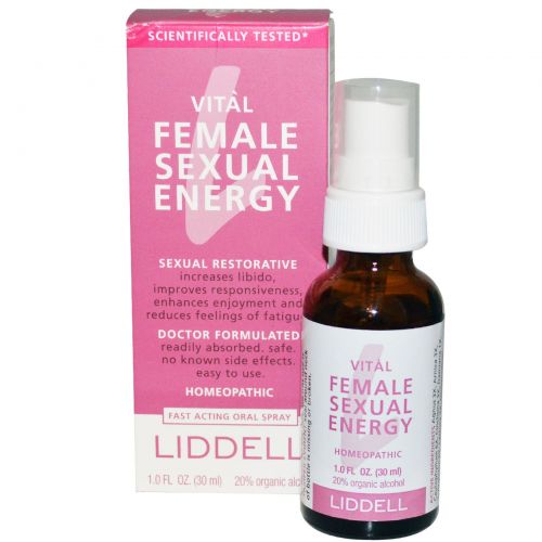 Liddell, Витал, сексуальная энергия для женщин, быстродействующий оральный спрей, 30 мл (1,0 жидких унций)