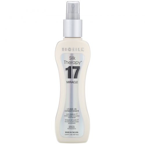 Biosilk, Silk Therapy, 17 Miracle, Leave-In Conditioner, 5.64 fl oz (167 ml)