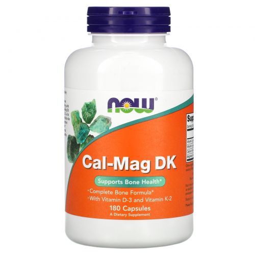 Now Foods, Cal-Mag DK, 180 капсул