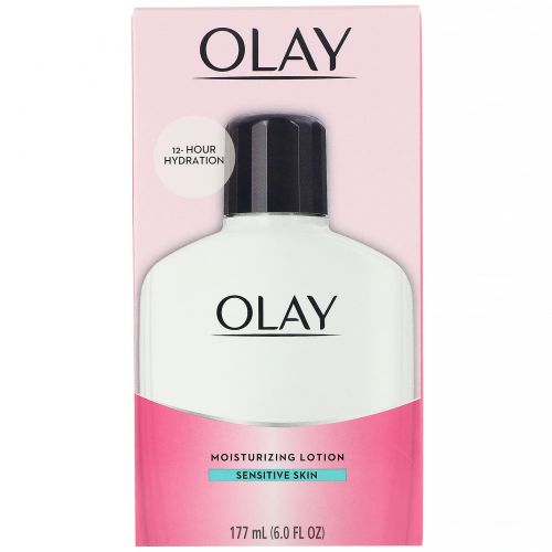 Olay, Moisturizing Lotion, Sensitive Skin, 6.0 fl oz (177 ml)