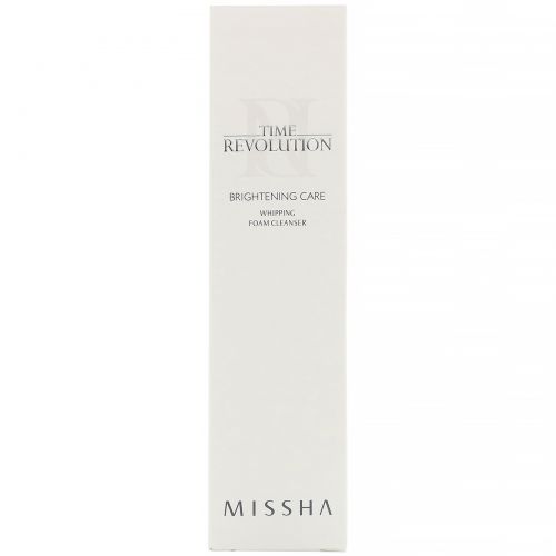 Missha, Time Revolution, Brightening Care, Whipping Foam Cleanser, 125 ml