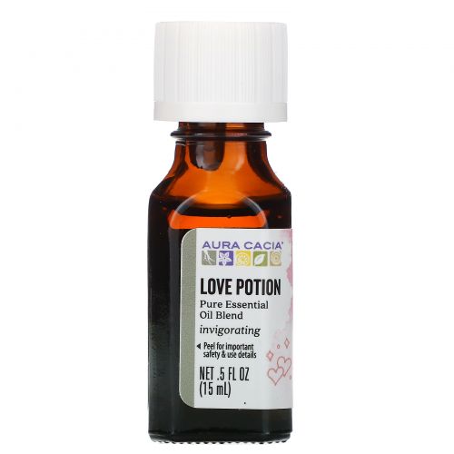 Aura Cacia, Love Potion, 0,5 жидких унций (15 мл)