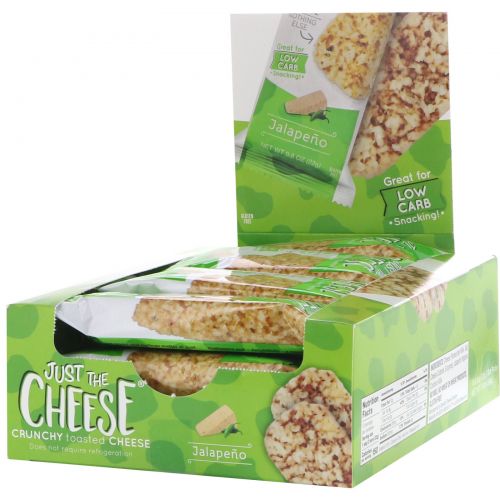 Just The Cheese, Jalapeno Bars, 12 Bars, 0.8 oz (22 g)