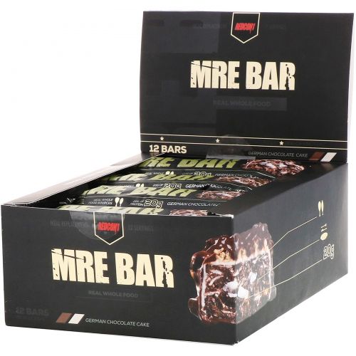 Redcon1, MRE Bar, German Chocolate Cake, 12 Bars, 2.36 oz (67 g) Each