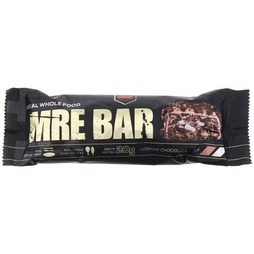 Redcon1, MRE Bar, German Chocolate Cake, 12 Bars, 2.36 oz (67 g) Each