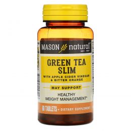 Mason Naturals, Зеленый чай для похудения, 60 таблеток