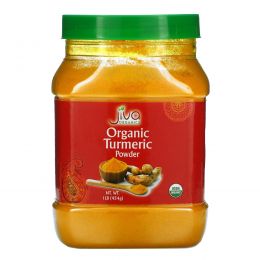 Jiva Organics, Organic Turmeric Powder,  1 lb (454 g)