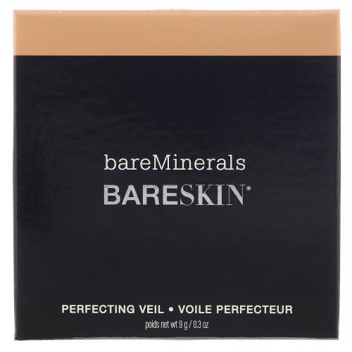 bareMinerals, BARESKIN, Perfecting Veil, компактная пудра, оттенок «Загорелый/темный», 9 г